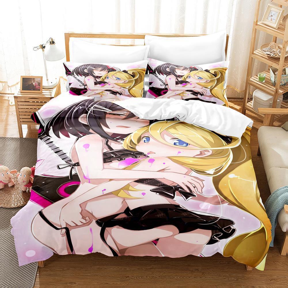 Mary Skelter Finale Bedding Set Single Twin Full Queen King Size Bed Set Adult Kid Bedroom Duvet Cover Sets Game Bed Sheet Set