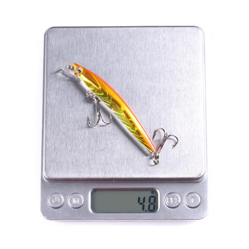 Short Tongue Board Minnow Lure8CM-5gBagged Gradient Fake Bait Short Tongue Board Mino