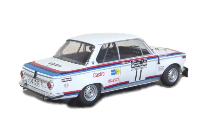 Ixomodel B BMW 2002 73RAC Rally Scale Model 18RMC164 #11 A.Warmbold/J.Todt 1/18