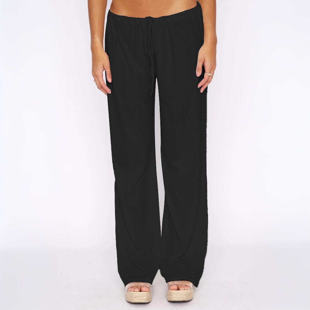 2025 Hot-Selling Women's Sexy Casual Strapless Top & Long Pants Spring/Summer Two-Piece Set