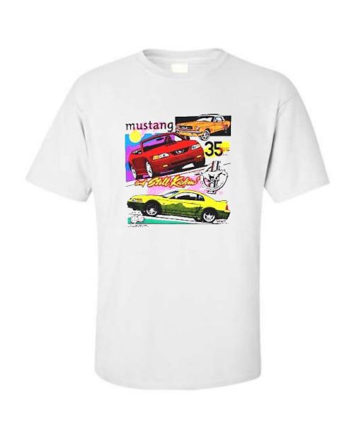 

1999-2004 Ford Mustang Coupe and Convertible Car T-shirt Single Or Double Print XL