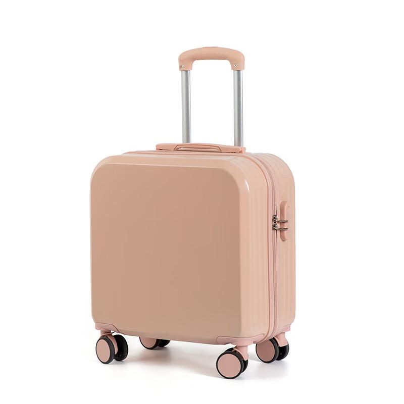 Чемодан PACKAGE FASHION 18 дюймов, жесткий, для ручной клади 18-inch вишневый розовый
