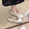 Mary Jane with women's fashion versatile single shoes 2025 spring and summer new soft-soled comfortable flats
