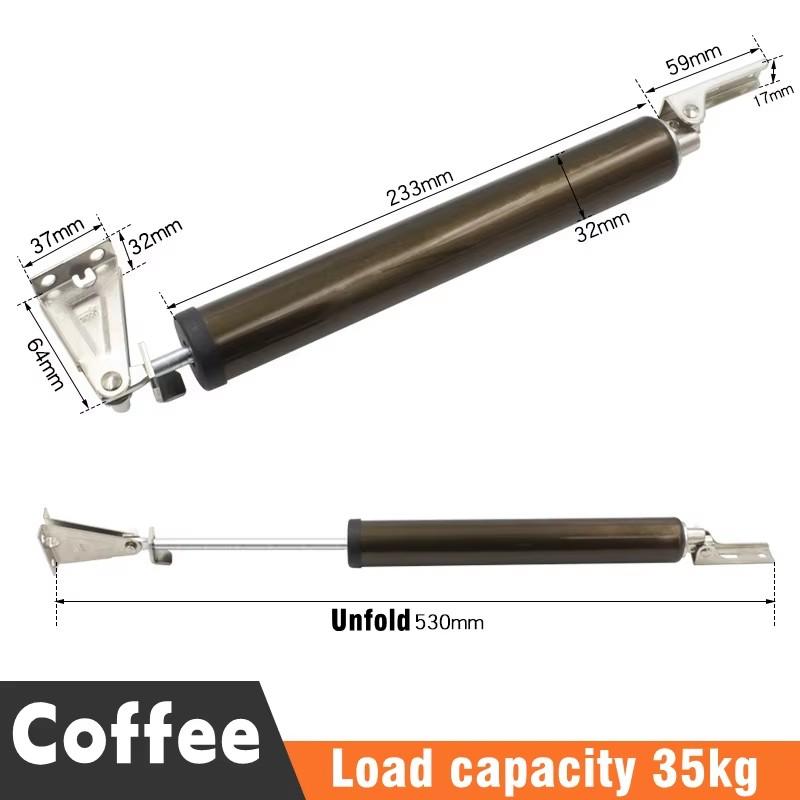 4 Farger Myktlukkende Automatisk Dørpumpe 35KG Pneumatisk Justerbar Hastighet Posisionering Dørstopper Beskyttende Dørholder Maskinvare