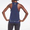 Reebok Lm Perforated Tank Top Women Tops Navy-Blue GE1022