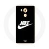 Case for Huawei Mate 8 White Nike Logo Black Background