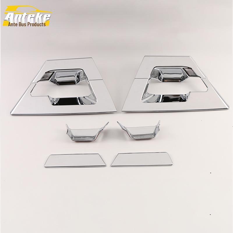 

CHR Electroplated Door Bowl Protector: Scratch-Resistant, Wear-Resistant Decorative Frame Sticker.