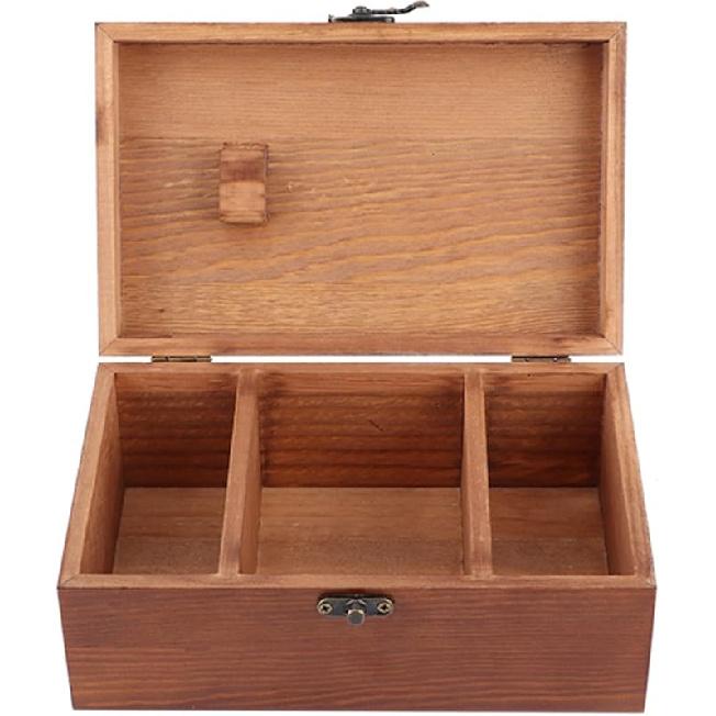 Tissting Wooden Sewing Kit Box, Vintage Taraxacum Pattern, Sewing Repair Tool Set with Storage Box, Needle Thread Storage Case Organizer, DIY Sewing