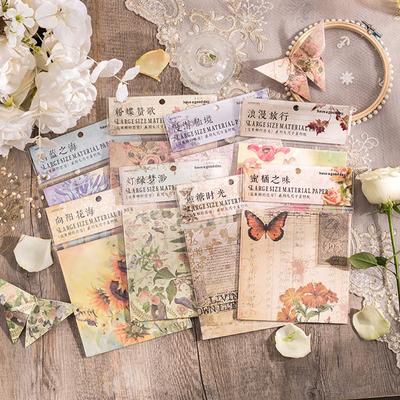 Hand Account Material Chic Eco-friendly PVC Hand Account Material Decorative Scrapbooking Diary Album Element Cards Scrapbooking Paper