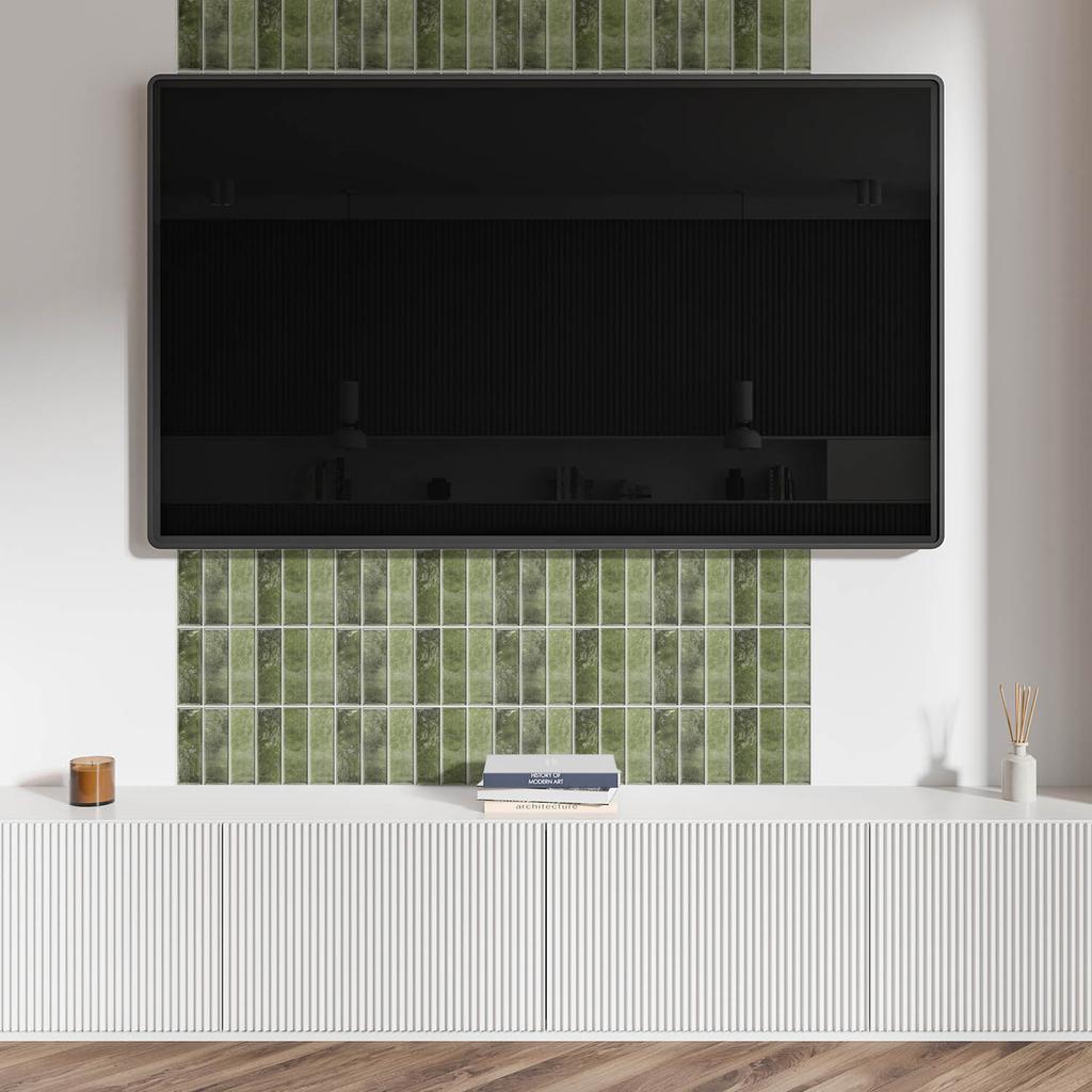 Patterned Vinyl Tiles for the Living Room Self-Adhesive Geometric Tile Pattern 6X60X30 Cm