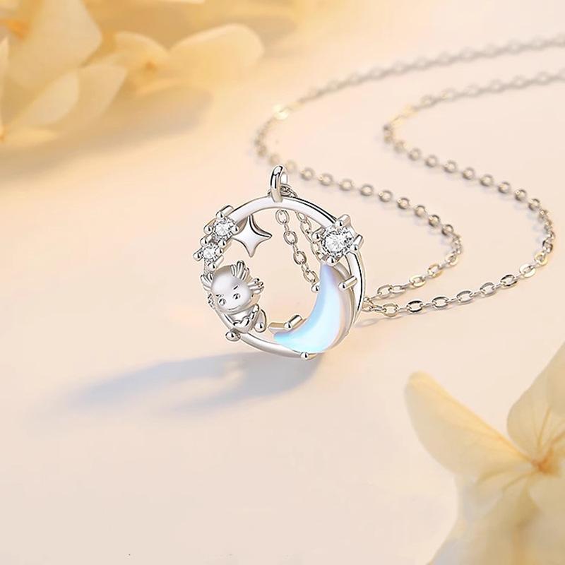 

Ожерелье Xingyue Menglong, женское, легкое, роскошное, Niche Life, подвеска в виде дракона Xingyue, цепочка из нержавеющей стали для ключицы