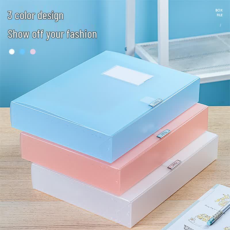 Deli A4 Plastic File and Document Storage Box