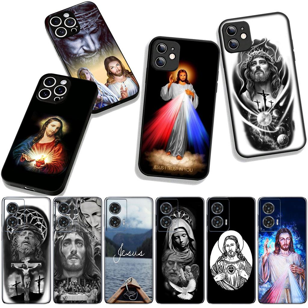for Samsung Galaxy A25 A37 A57 A12 A14 A41 A50 A51 A70 A71 A72 A21S A04 M15 Note 20 9 8 10 Case Jesus Judah Virgen de Guadalupe
