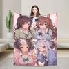 Uma Musume Anime Blanket  Super Warm Comfortable Plush Throw Blanket For Couch Bed Camping Flannel Bedspread Bed Cover