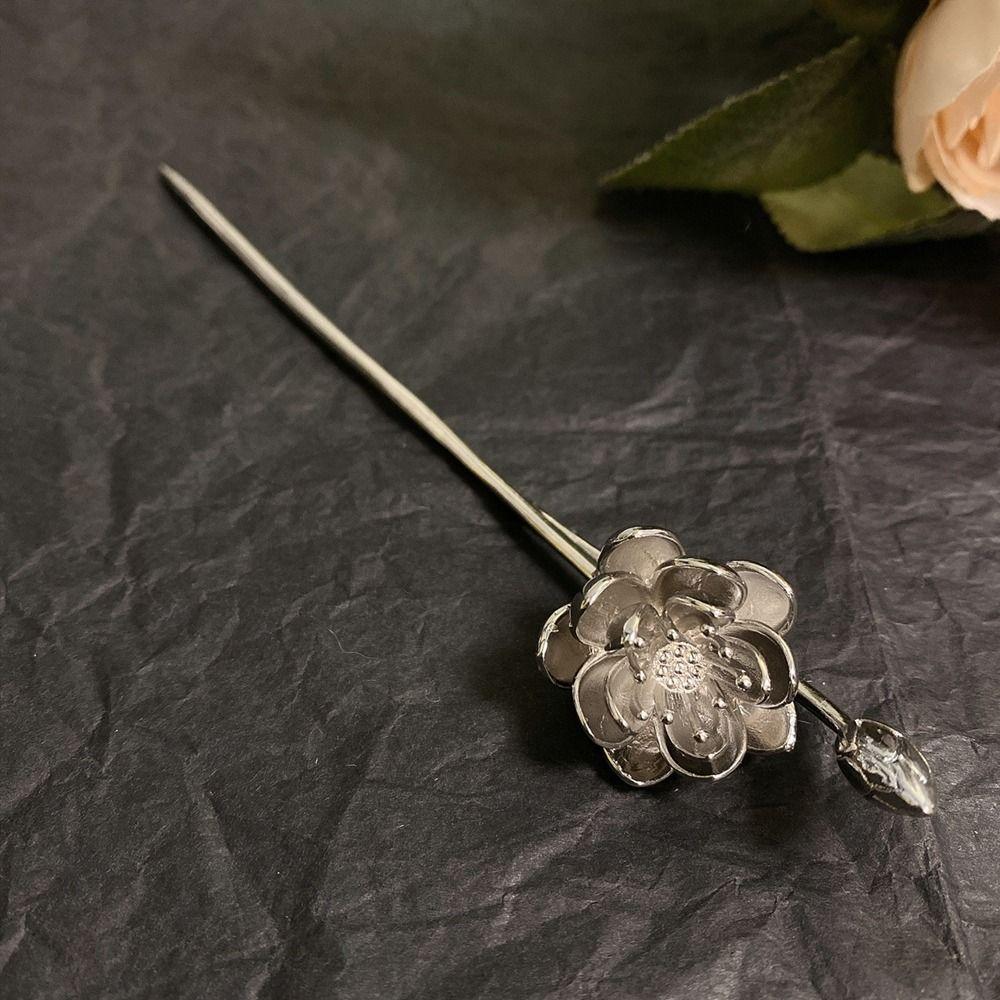 Design Tool Flower Metal Hairpin Hanfu Hair Sticks Ancient Style Hairpin Chinese Style Headwear