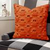 Halloween Plush Faux Fur Pillowcase Comfortable Ghost&Pumpkin Pillow Cover Throw Pillow Cover for Couch Sofa Bedroom Home Decor
