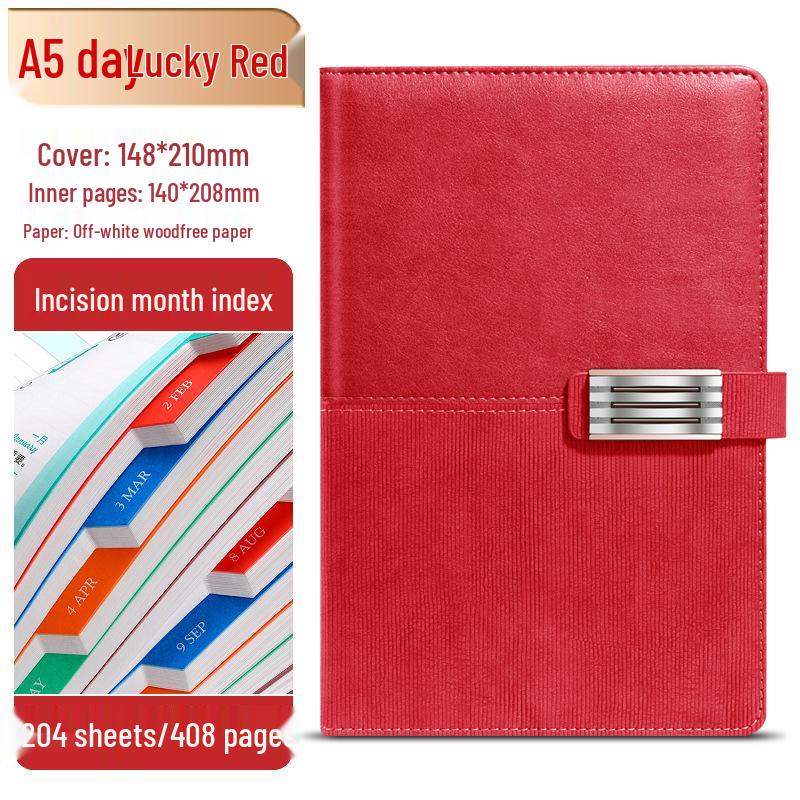 2026 Retro A5 Business & Student Notebook for Office Meetings