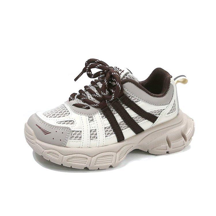 Versatile sports shoes 2025 spring and autumn new children's sports shoes girls running shoes boys middle and older children's shoes