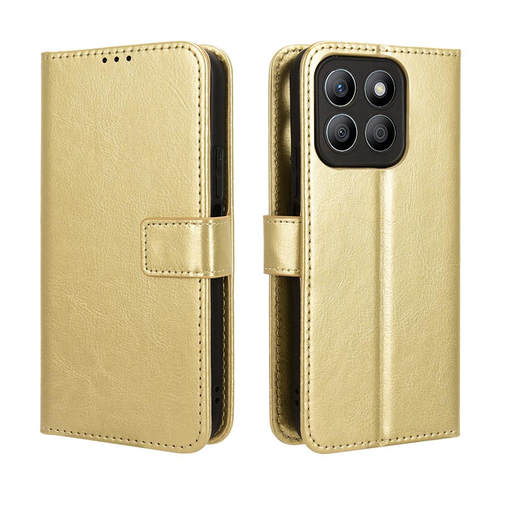 Leather Flip Cases For Honor X8C Leather Case [Flip Vintage Leather] Wallet Shockproof Durable Retro Flip Covers