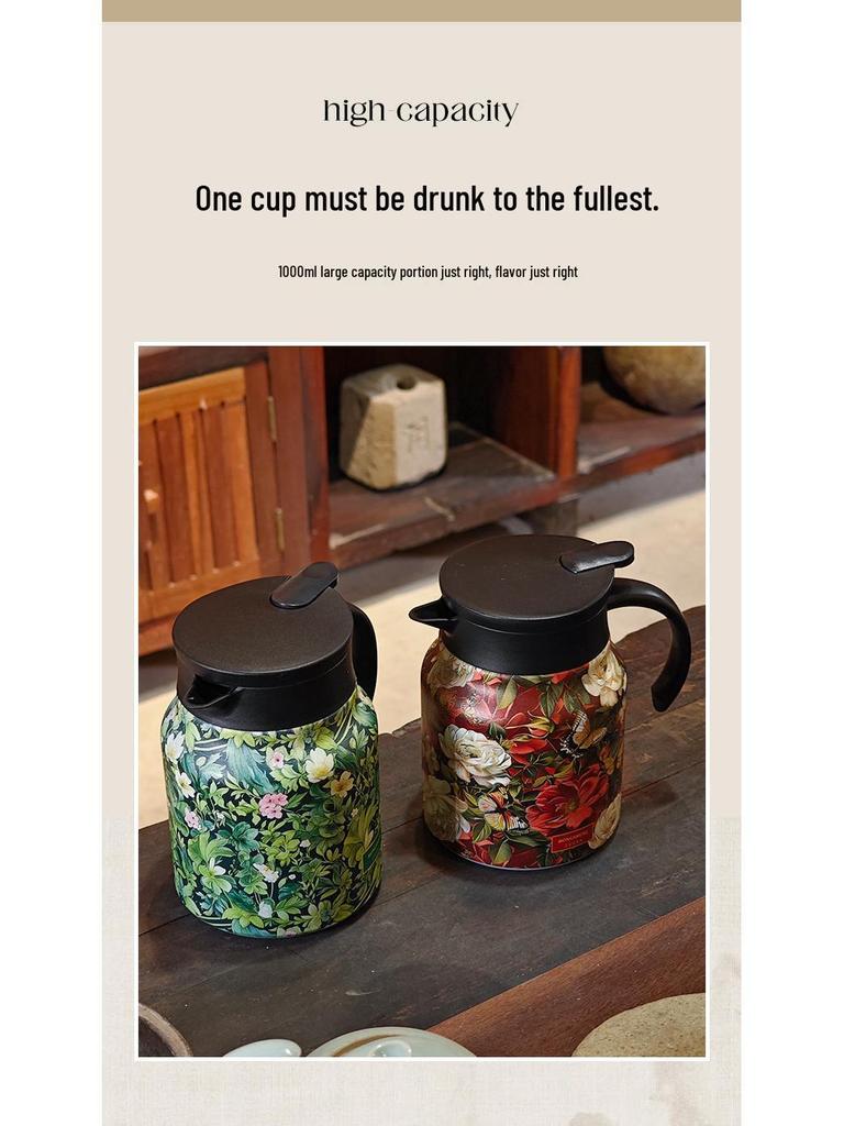 Chinese Teapot: Large-Capacity Insulated Stovetop Tea Maker with Tea-Water Separation for Traditional Brewing
