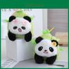 Adorable Panda Plush Backpack Keychain Toy Soft Fluffy Doll Cute Accessory For Kids