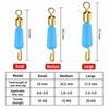 100PCS Anti Wrapped Fishing Line Stopper S M L Fishing Line Stop Fishing Sub Clip  Deep Drop Rigs