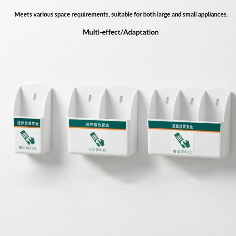 Zonder Boren Muurbevestiging Afstandsbediening Opbergrek Multifunctionele Opbergdoos Voor Huis Woonkamer Slaapkamer Kantoor Organizer