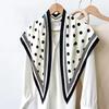 Summer 1116 New Twill Cool Triangle Scarf Women's Fashion Versatile Neck Protection Scarf Thin Sunscreen Outer Scarf
