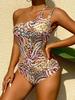2025 Retro Long Sleeve One-Piece Bikini Cover-up for Women