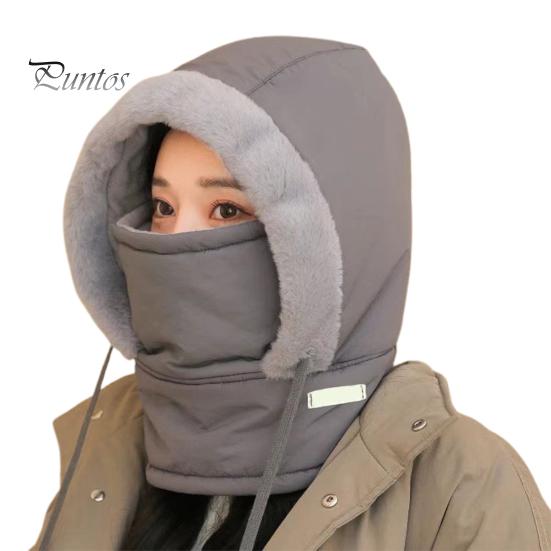 

Зимова велосипедна шапка з інтегрованим щитком для обличчя та шиї, вітронепроникна, товста плюшева, повністю захищає вуличний шарф, головний убір у холодну погоду