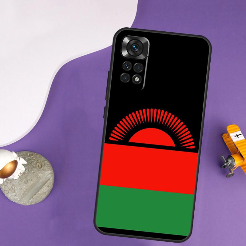 Malawi Flag Case For Xiaomi Redmi Note 13 Pro 14 12 9 10 11 Pro 10S 11S 12S Redmi 10C 13C 14C 12C Cover