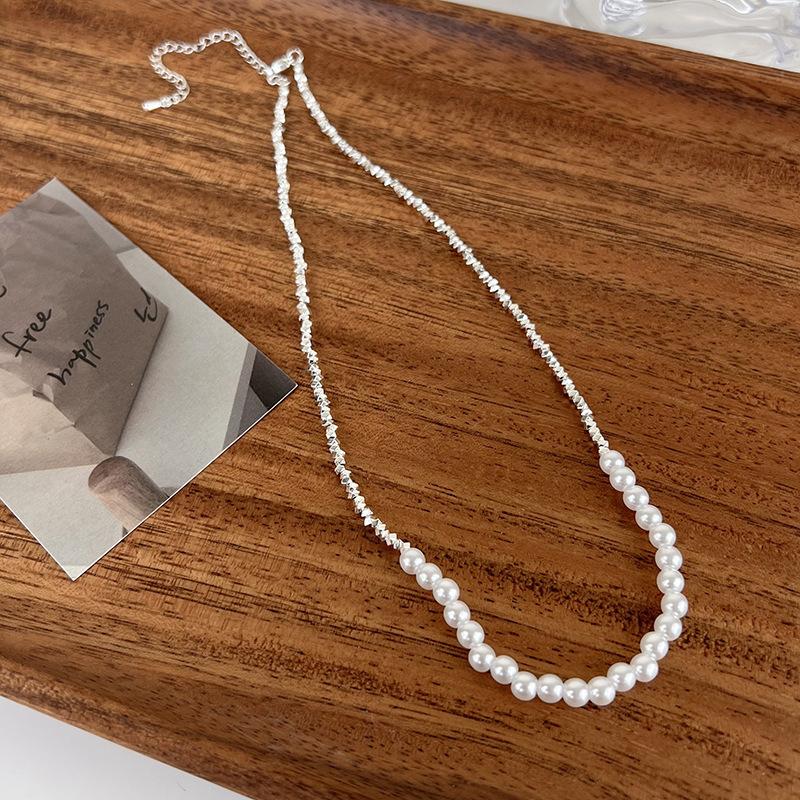 

Квадратное ожерелье «Любовь» геометрической формы, ниша, дизайн, легкая роскошная цепочка на ключицы неправильной формы, перекрывающаяся одежда, колье для женщин