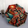 1pc Christmas Horse Decorative Automatic Opening Folding Umbrella with 8-Rib Iron Frame, Suitable for Fans, Travel, Daily Use, Gift for Outdoor Enthus