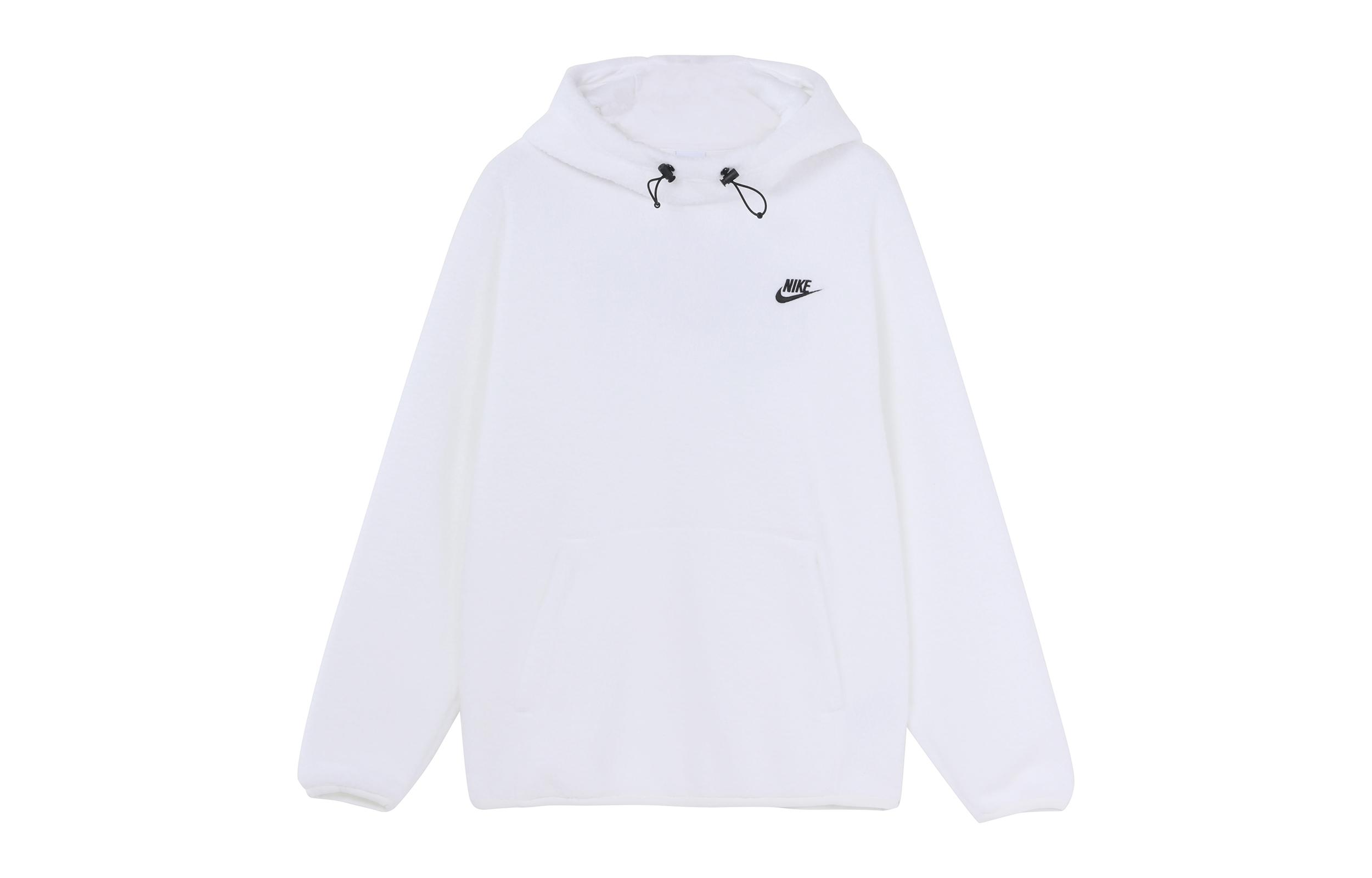 Nike Sportswear Essentials Sweatshirts Men s White Hooded Thickened Regular DD5014-100 M