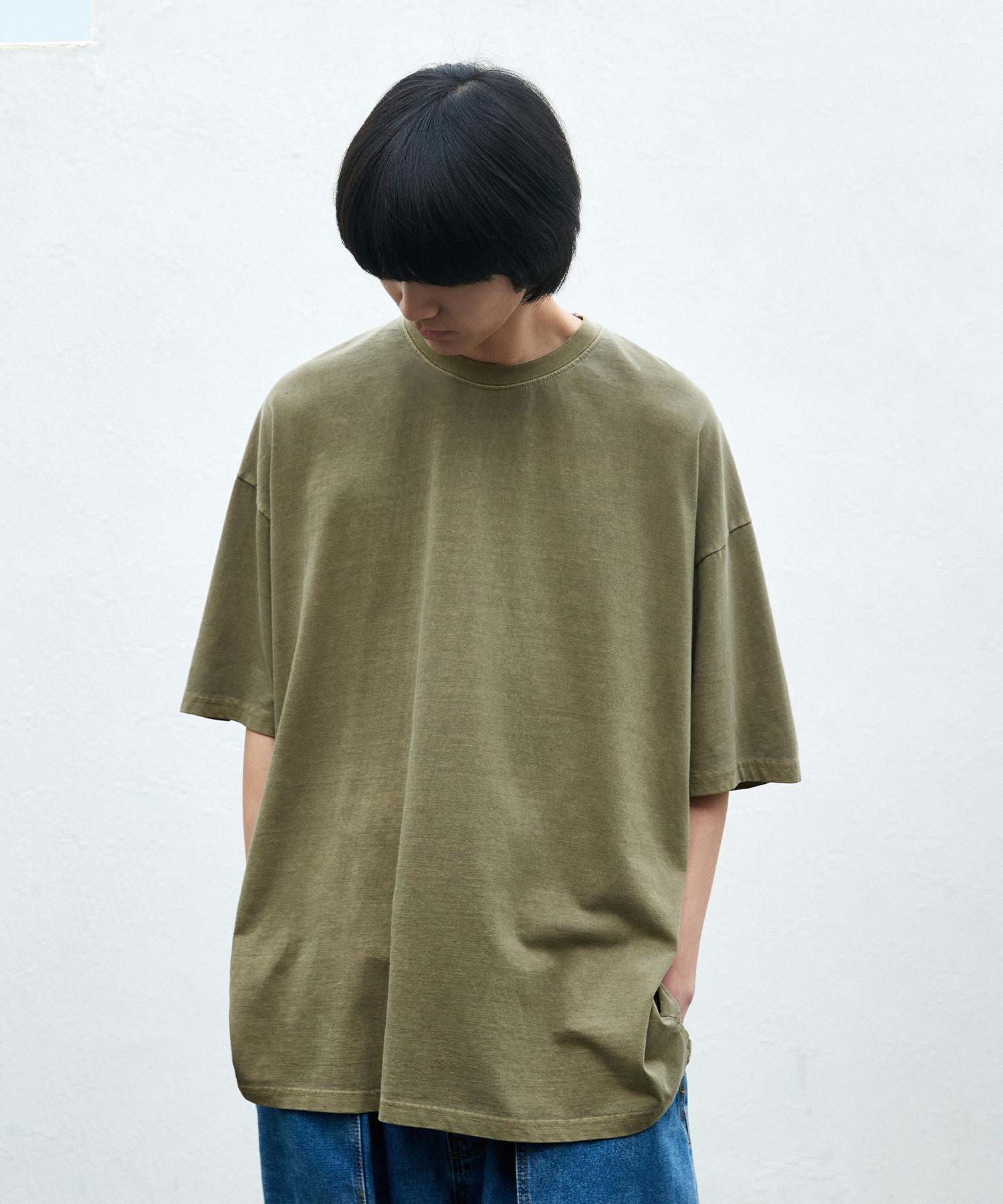Minimal Project Oversized Pigment Balloon Short Sleeve T-Shirt (Lightkhaki) Mst131 Khaki/M