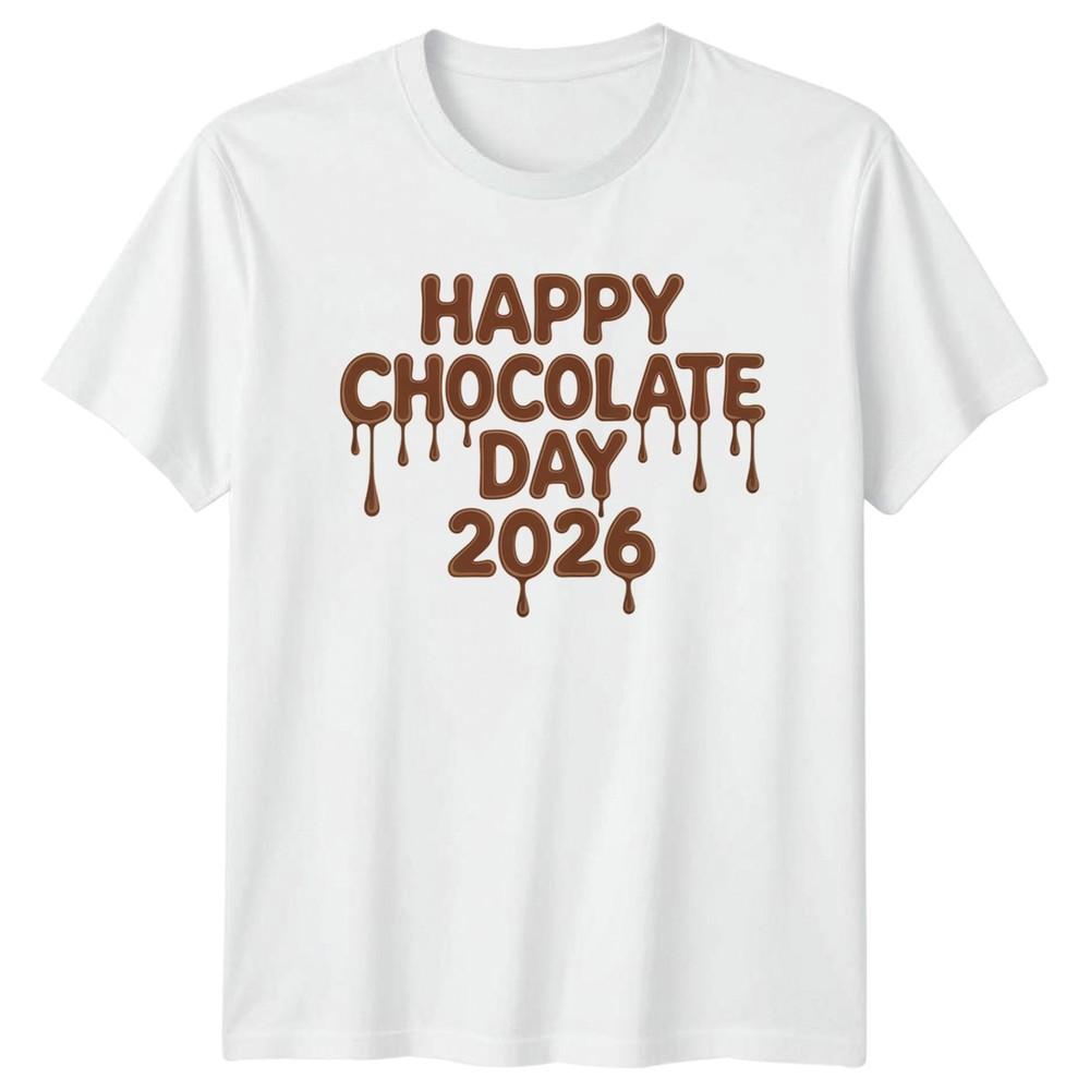 Happy Chocolate Day 2026 TShirt Chocolate Lovers Food S