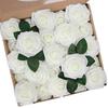 Rose di Schiuma Artificiale Steli Flessibili per Bouquet da Sposa Progetti Artigianali Scatola Regalo di Fiori Fatti a Mano