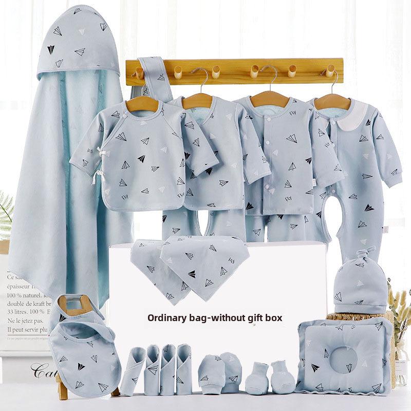 

Подарочная коробка с одеждой для новорожденных: Осенне-зимний наряд унисекс для празднования полнолуния Newborn