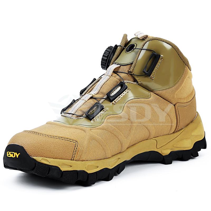 ESDY Quick Reaction Lightweight Tactical Hiking Boots with Automatic Knob Lacing.
