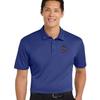 Autism Awareness Ribbon Chest Print Men's Silk Touch Performance Polo Tee T-Shirt AUTRIB-PP-K540