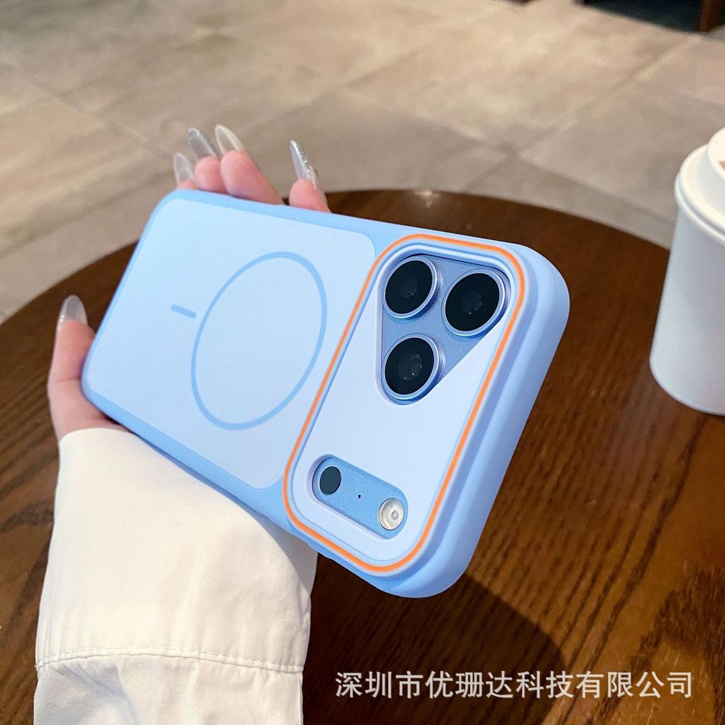 Applicable To iPhone11promax Two-color Skin Matte Magnetic Mobile Phone Case Apple 11 All-inclusive Anti-drop Protective Case