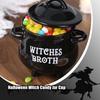 Witch Cup Halloween Witch Cup Crucible Potion Cup Mug Ceramic Halloween  Coffee Cup Jar
