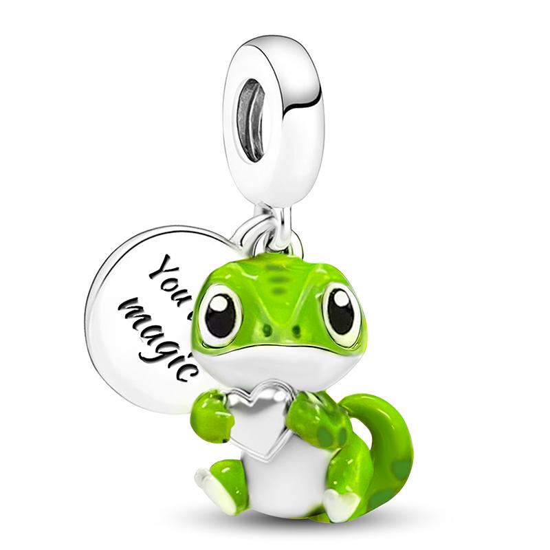 Copper Small Fresh Four Leaf Clover Series Charms Bead Diy Bracelet Necklace Making Gift Of High Quality Jewelry