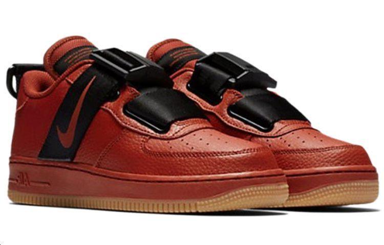 Nike Air Force 1 Utility 'Dune Red' GS AJ6601-600