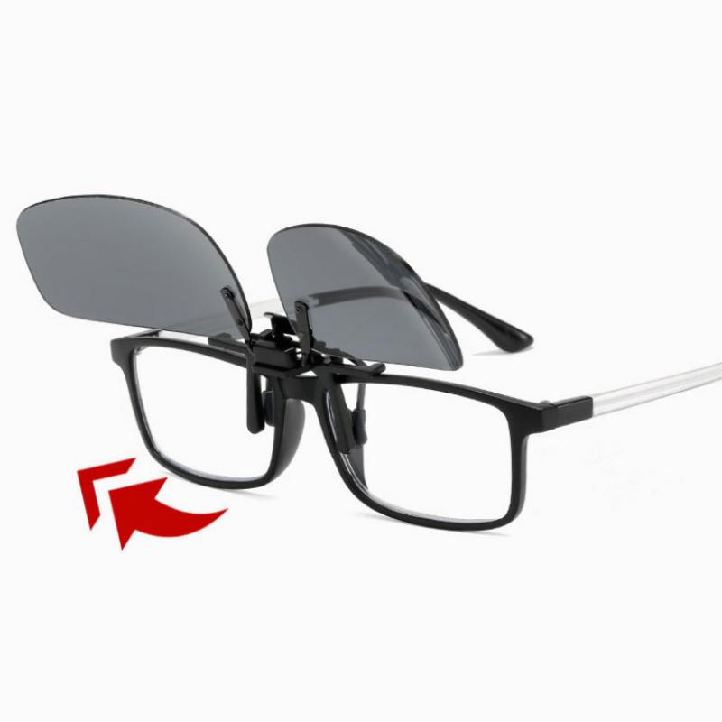 Ochelari de Soare Polarizați Auto Ochelari de Siguranță pentru Condus pe Timp de Noapte Ochelari cu Clip-On Rabatabili Ochelari pentru Vedere Nocturnă Ochelari de Protecție Anti-Reflex pentru Șofer Ochelari de Soare