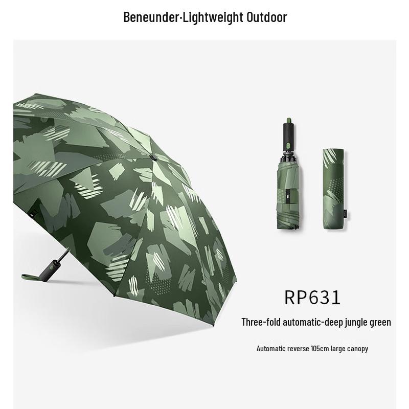 Beneunder Portable Automatic UV Protection Folding Umbrella
