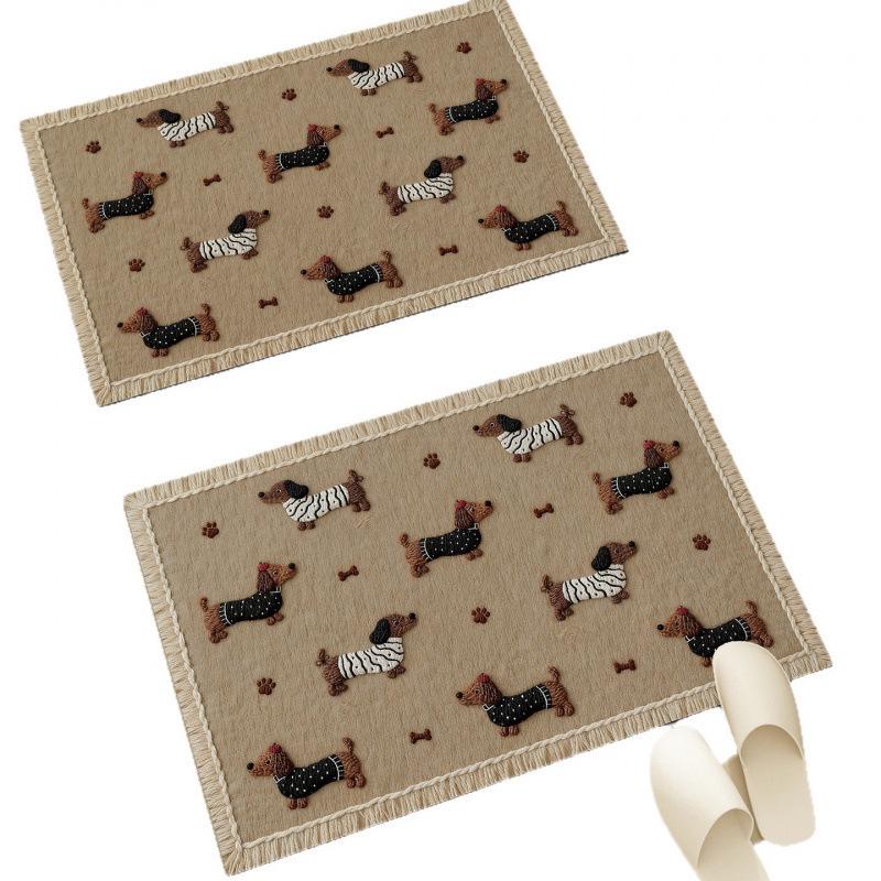 Quick-Dry Cartoon Diatom Mud Bathroom Door Mat – Absorbent & Non-Slip