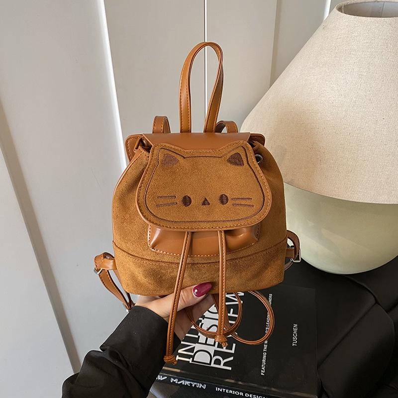 Children's Cute Cat Cartoon Backpack: Fashionable, Versatile, and Girly Style