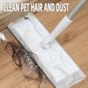 100PCS Electrostatic Precipitator Paper Disposable Cloth Mop Replament Head for Cleaning Pet Hair and Dust