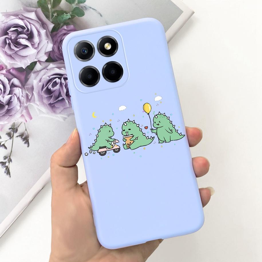For Cover Honor X8 Phone Case TFY-LX1 TFY-LX2 TFY-LX3 Bumper Popular Flower Cats Soft Cover For Honor 70 Lite X6 X6s X8 5G Funda